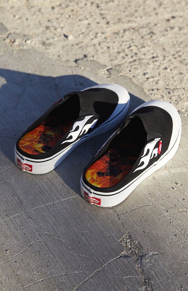 Vans x A$AP Worldwide Classic Slip-On Mule Shoes | Pacsun display picture 3