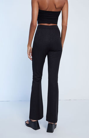 Lurex Stripe Becky Flare Pants image number 4