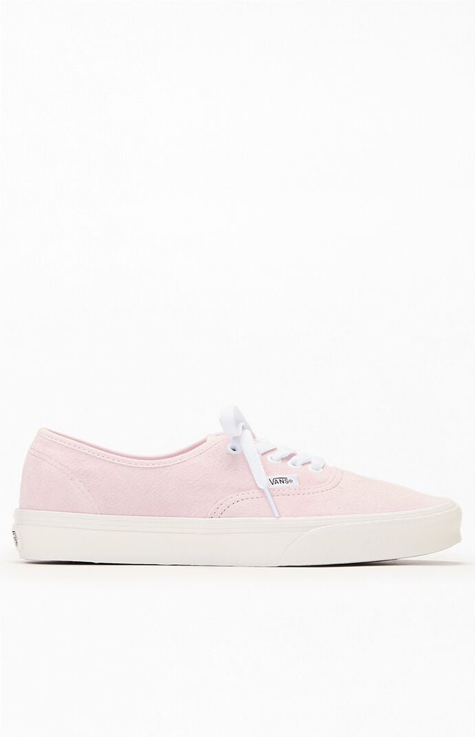 Vans Pink Suede U Authentic Shoes - Size 6