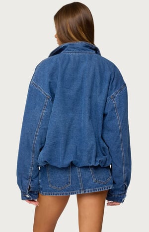 Hilary Oversized Denim Coat image number 3