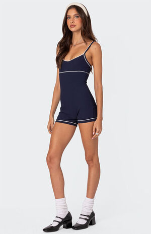 Zetta Contrast Romper image number 2