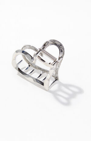 Heart Metal Hair Claw Clip image number 2