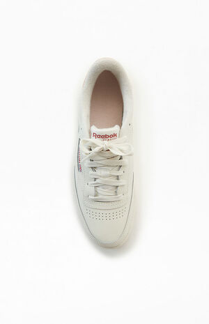 Women's White & Pink Club C 85 Soft Top Sneakers image number 5