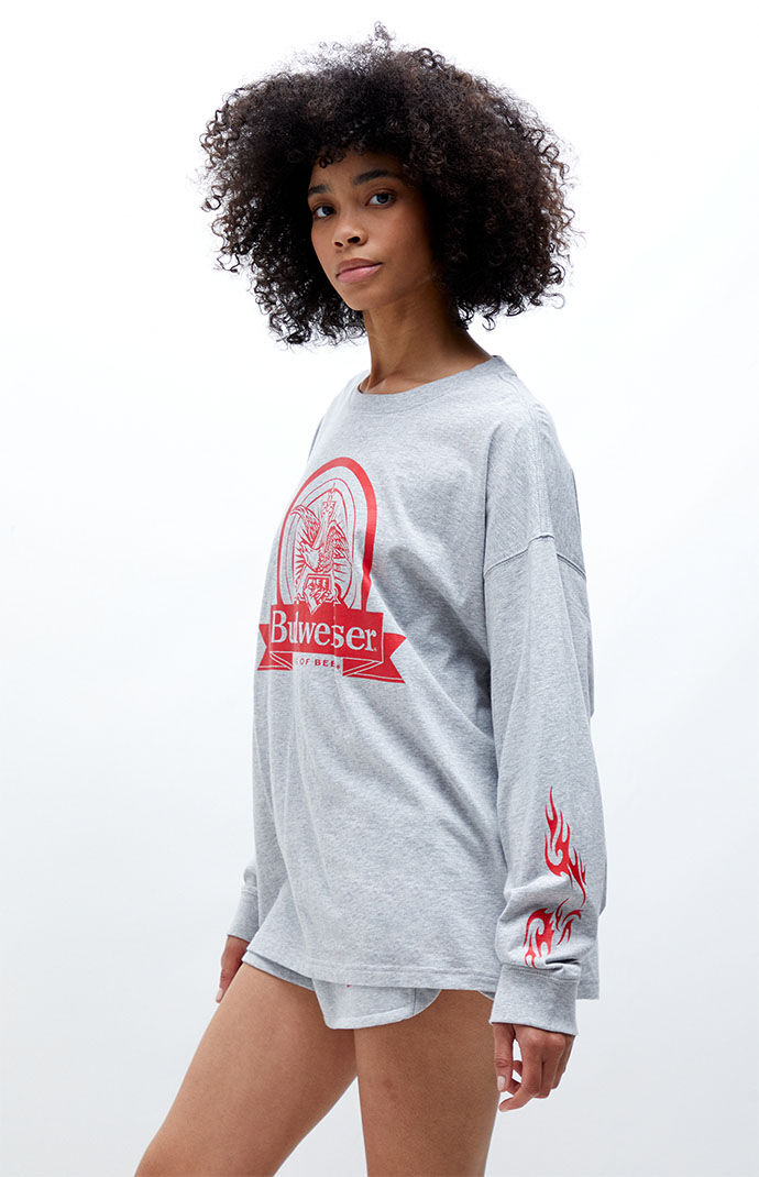 Budweiser Cruiser Long Sleeve Boyfriend 