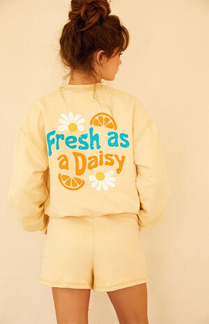 Fresh As A Daisy Crew Neck Sweatshirt image number 4