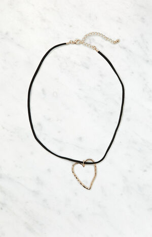 Flat Heart Necklace image number 1