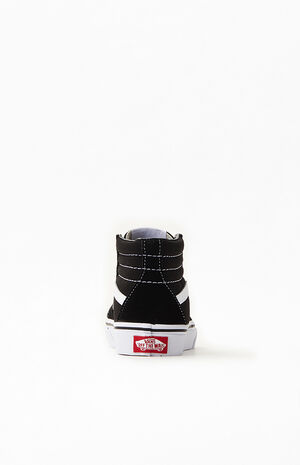 Kids Black & White Sk8-Hi Shoes image number 3