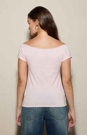 Honey Off-The-Shoulder T-Shirt image number 3