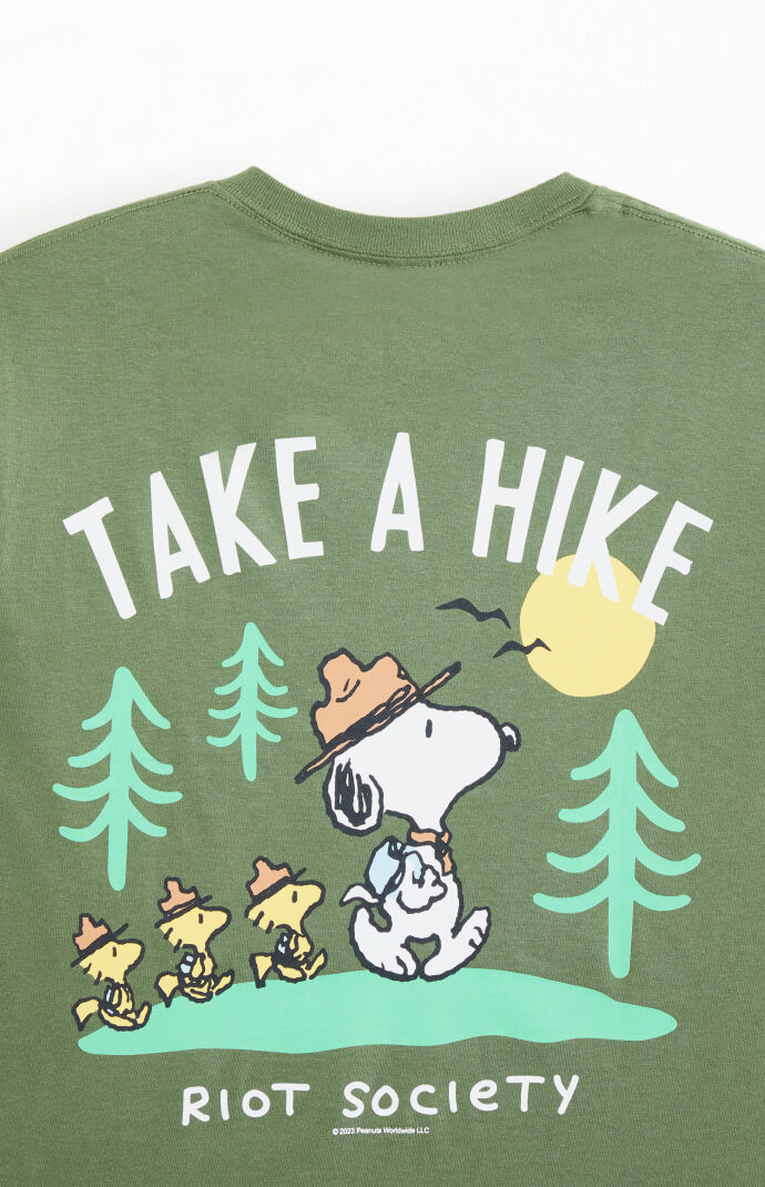 Riot Society Peanuts Snoopy Take A Hike T-Shirt | Pacsun