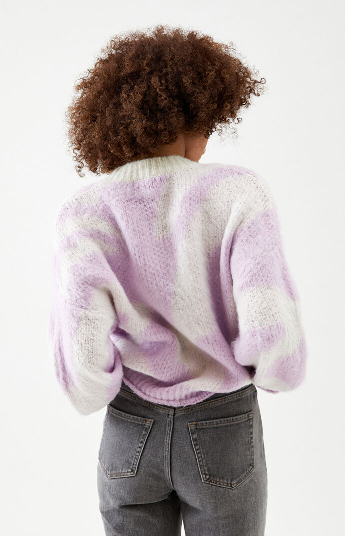 Button Down Pattern Sweater