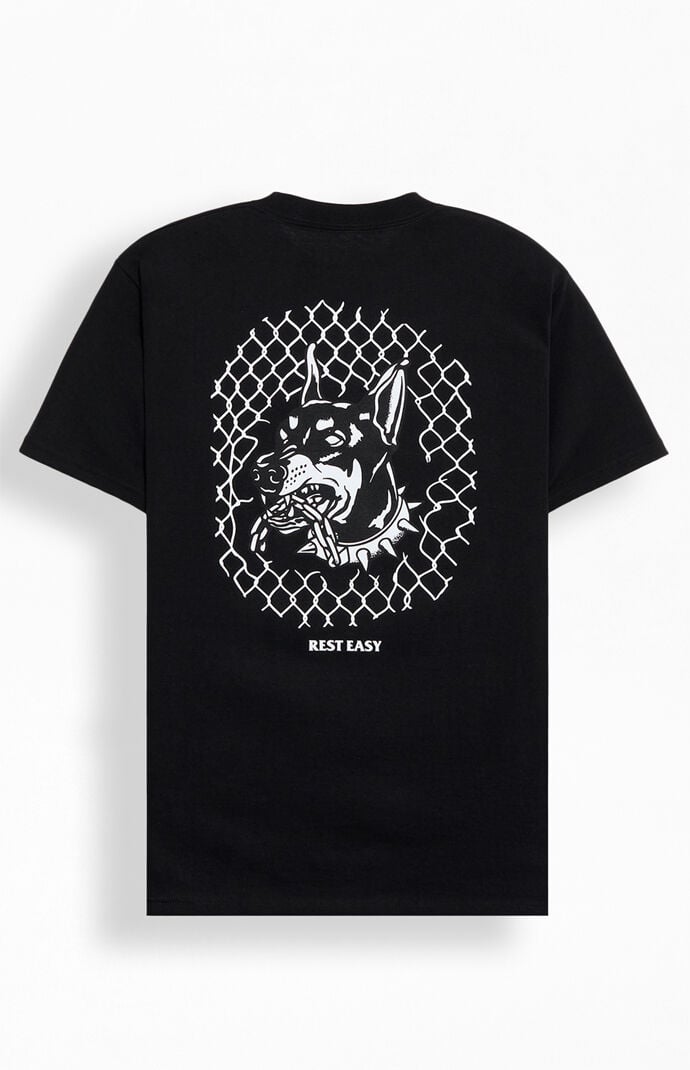 Rest Easy Beware Dog T-Shirt