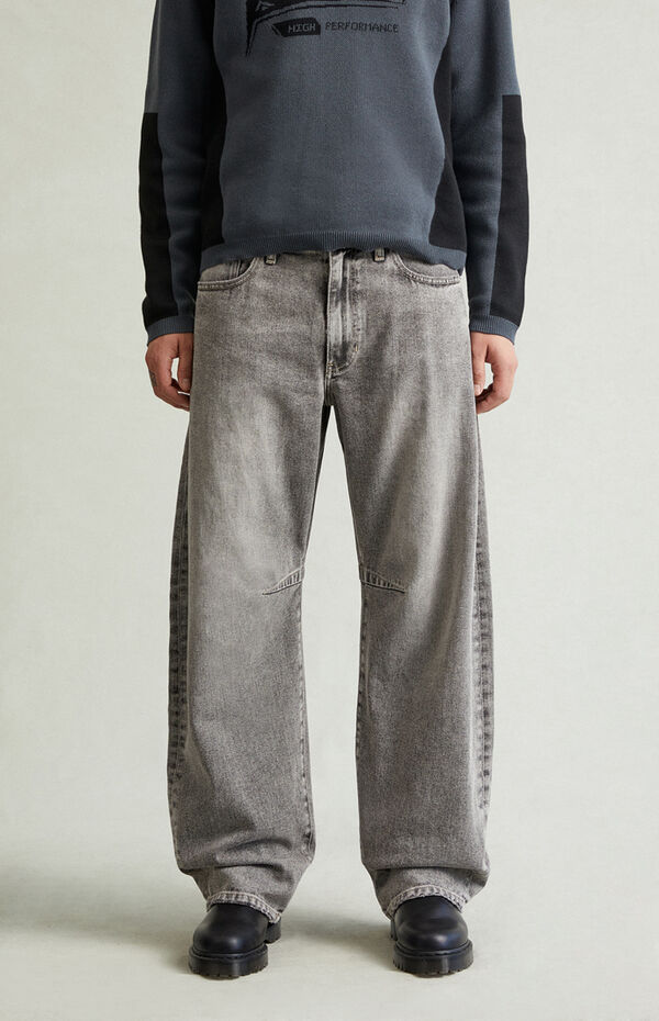 Pacsun Mason Baggy Jeans Darted Dark Gray