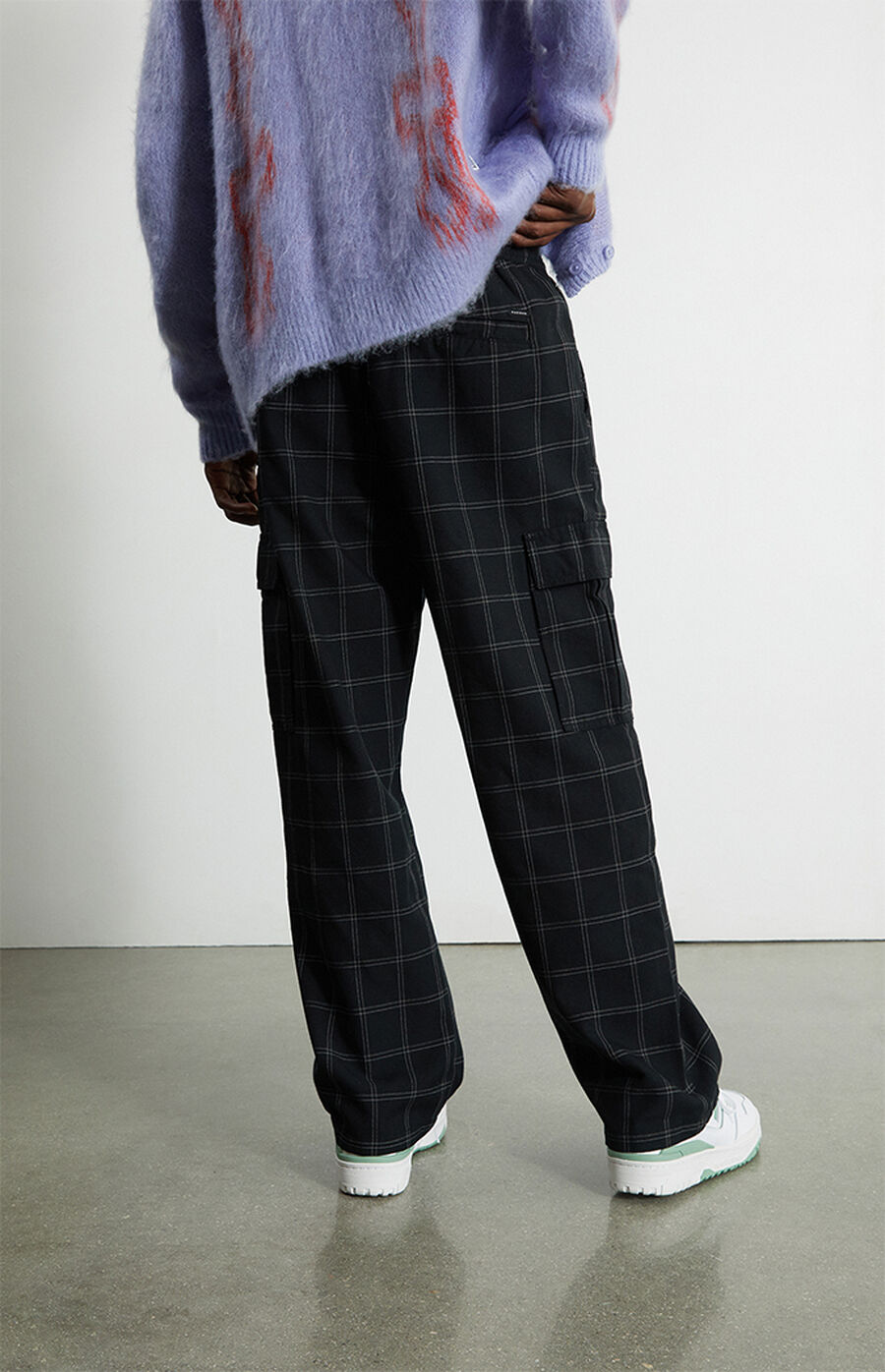 PacSun Plaid Loose Cotton Cargo Pants | PacSun