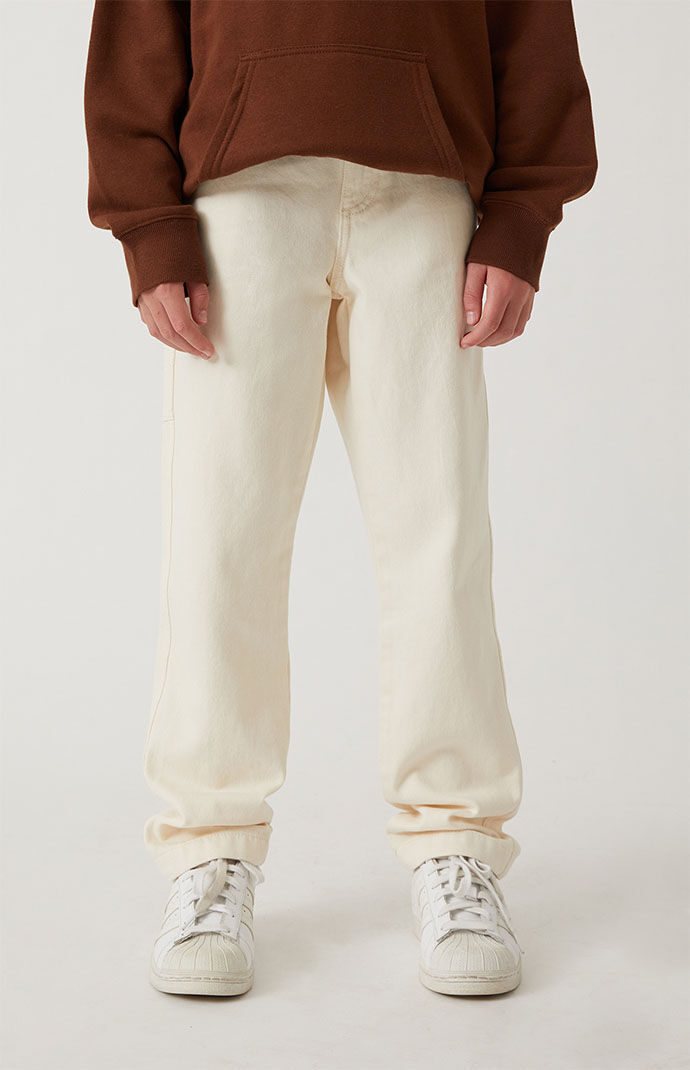 PacSun Kids Off White Carpenter Jeans PacSun