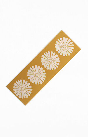 Orange Flowers Yoga Mat image number 1