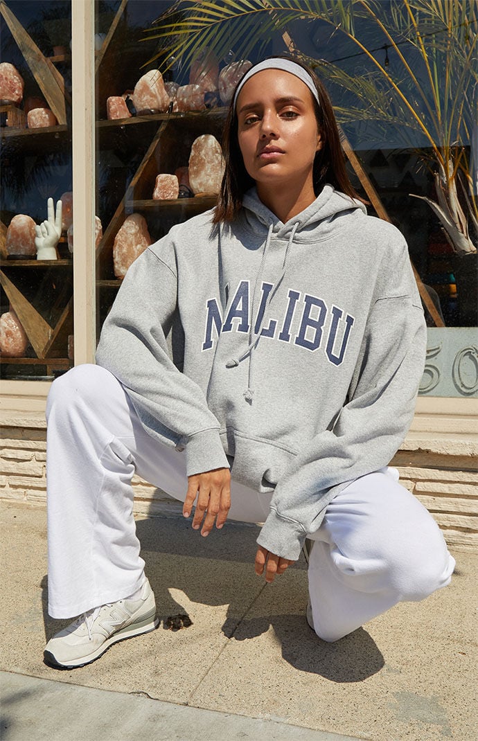 John Galt Gray Malibu Hoodie PacSun