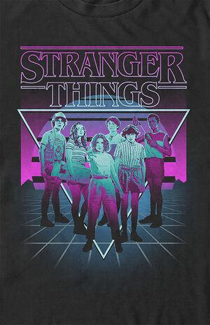 Stranger Things Neon Group T-Shirt image number 2