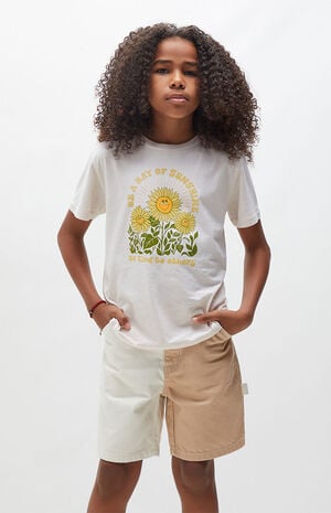 Tan Two-Tone Carpenter Shorts image number 1