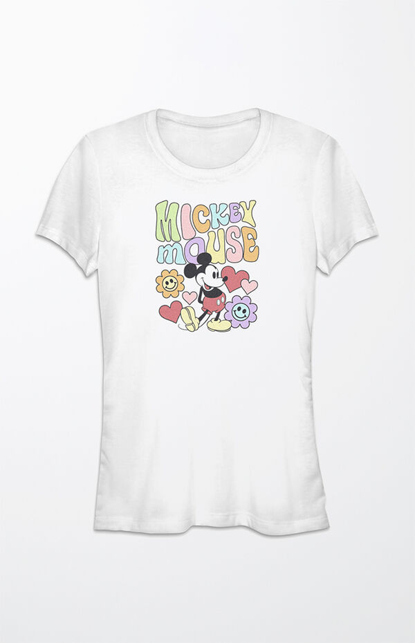Mickey Mouse Floral T-Shirt