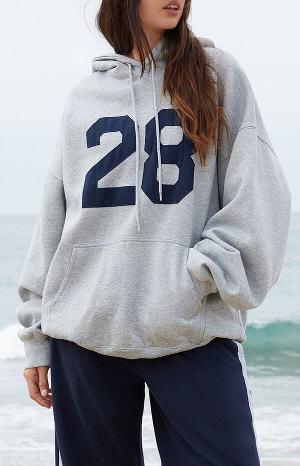 Silver Christy 28 Oversized Hoodie