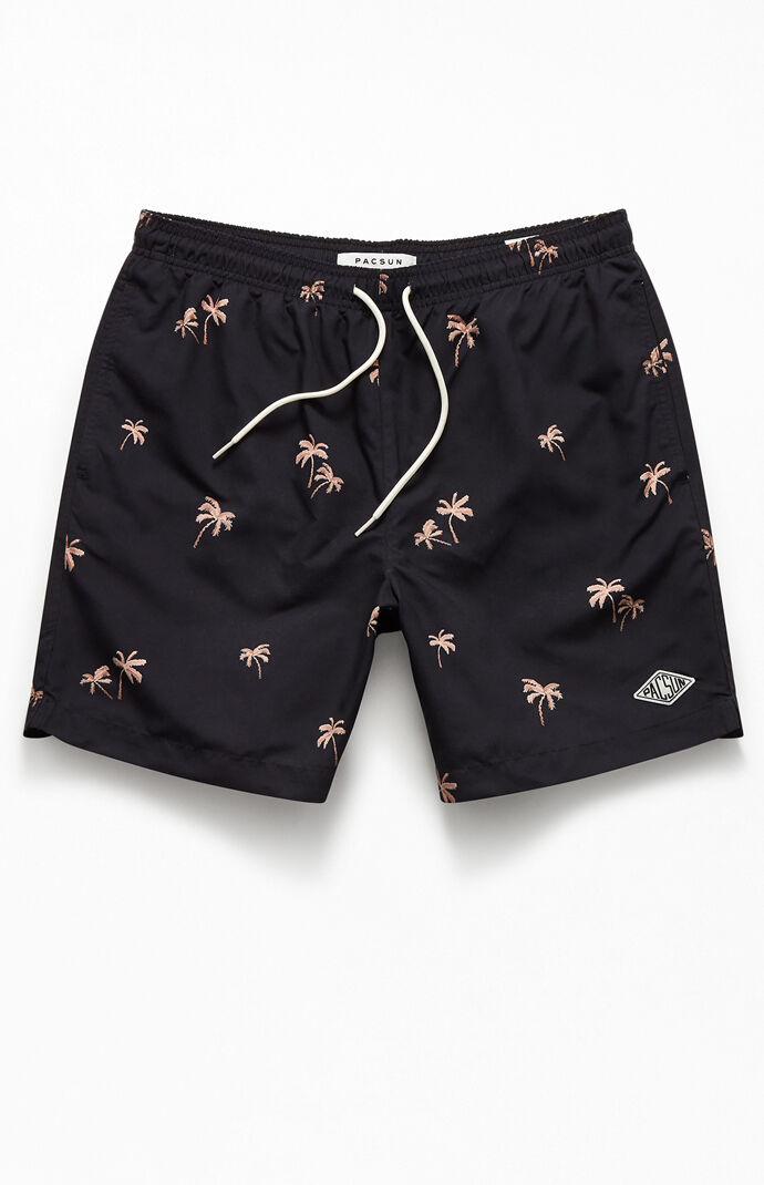 All Over Palms 17" Swim Trunks