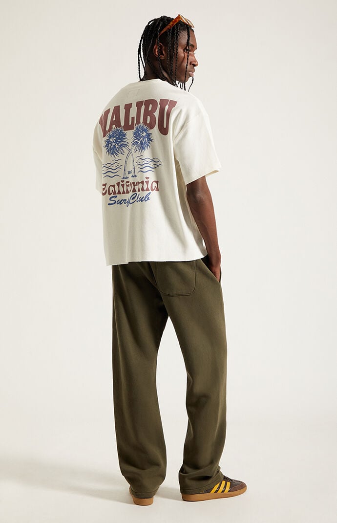 Pacsun Olive Straight Leg Sweatpants