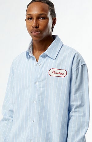 Mustang Long Sleeve Button Front Shirt image number 2