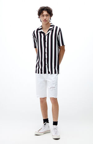 Vertical Stripe Resort Camp Shirt Vertical Stripe Resort Camp Shirt image number null