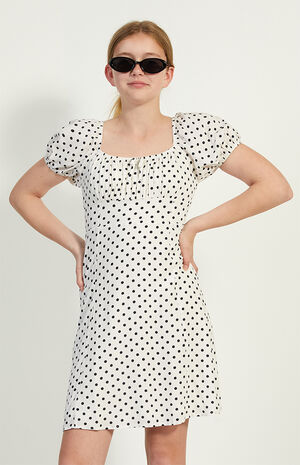 Polka Dot Short Sleeve Dress image number 1