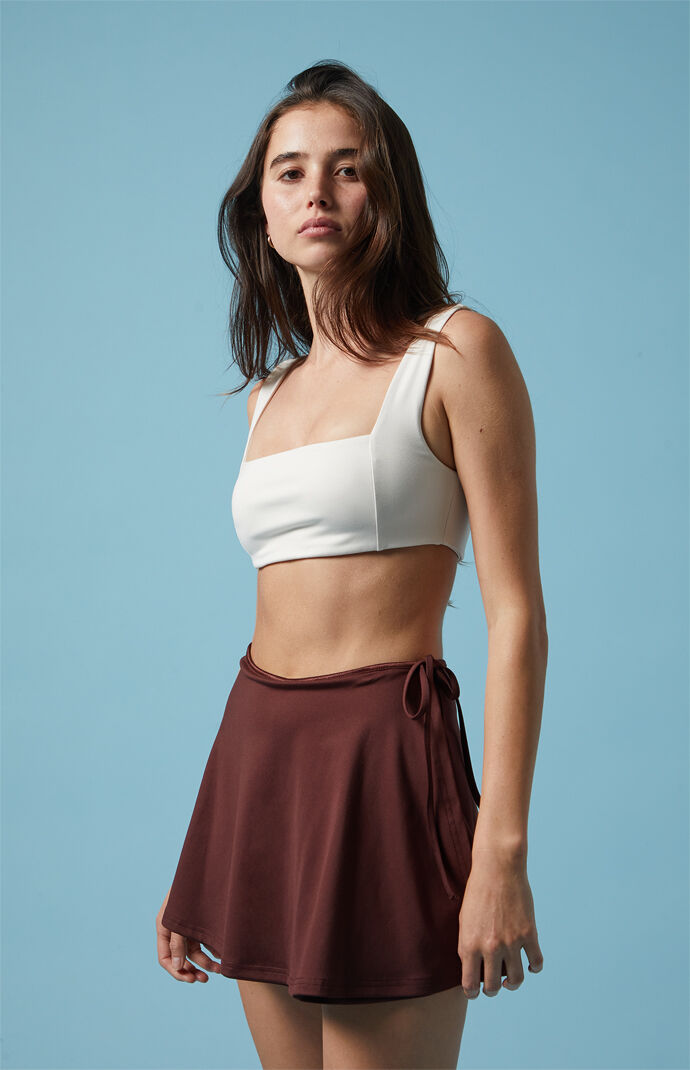 PAC 1980 PAC WHISPER Active Leila Wrap Mini Skort | PacSun