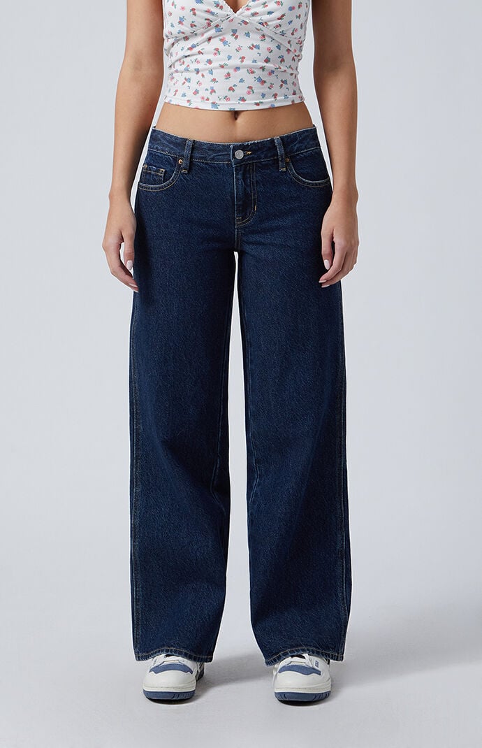 PacSun Casey Low Rise Baggy Jeans Indigo | PacSun