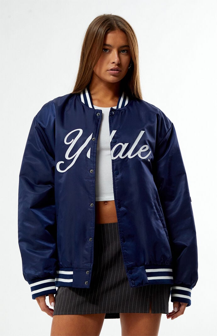 HYPE & VICE Yale Bulldogs A-Game Varsity Bomber Jacket | PacSun