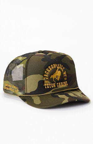 Buckin Camo Trucker Hat image number 1