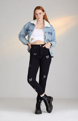 Butterfly Ultra High Waisted Slim Fit Jeans image number 2