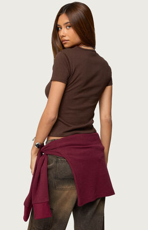 Nikkey Semi Sheer T-Shirt image number 3