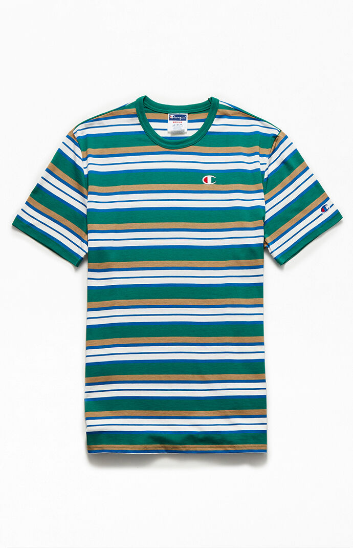 Champion striped shirt clearance