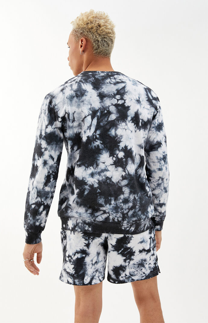 AC/DC Tie-Dye Crew Neck Sweatshirt