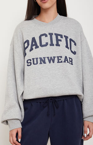 Pacific Sunwear Varsity Crew Neck Sweatshirt image number 2