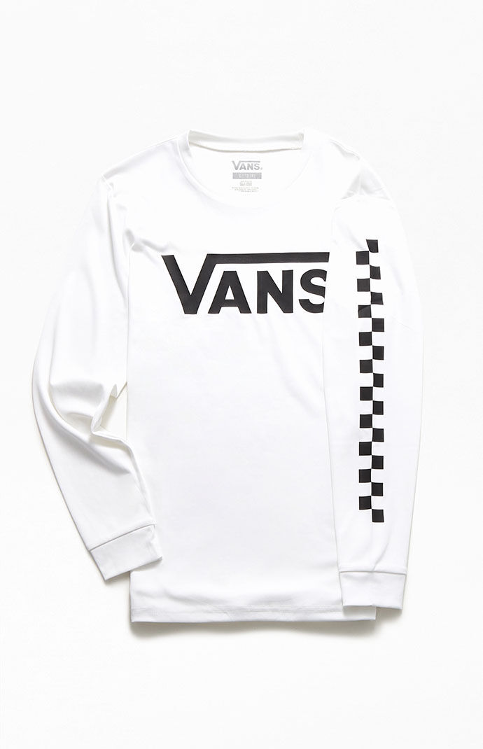 Vans checkered top long sleeve