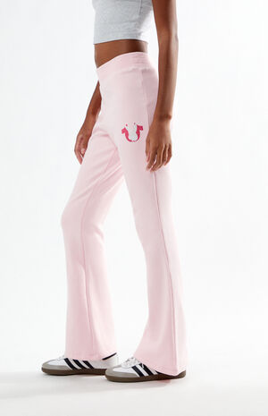 x Playboy Crystal Mid Rise Flare Sweatpants image number 1