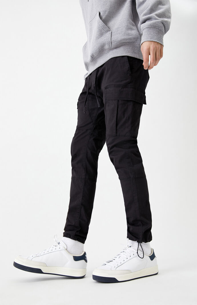 black cargo pants pacsun