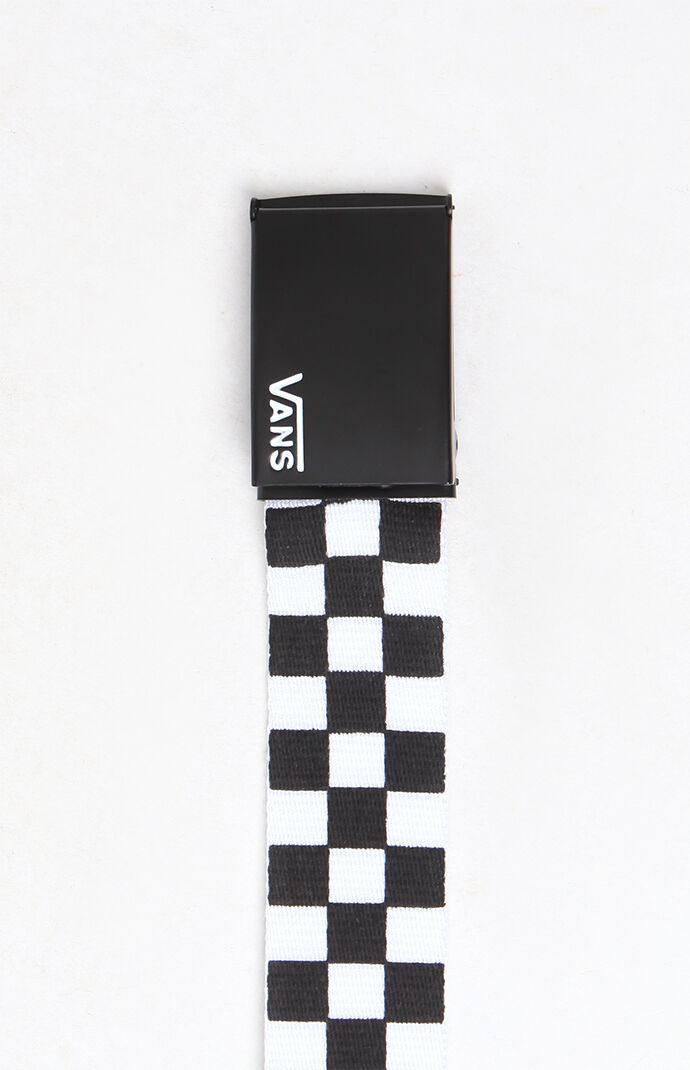 checkered vans belt