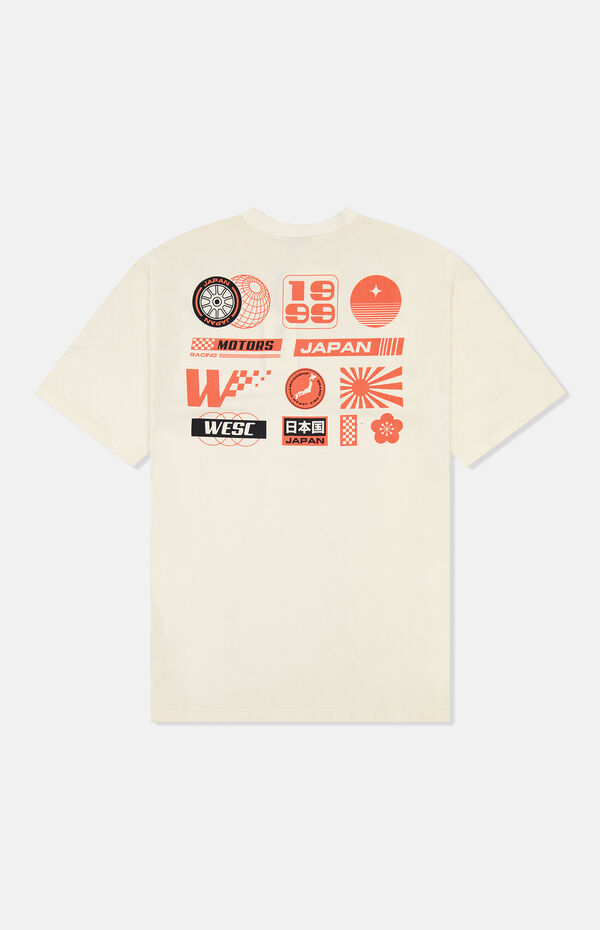 WeSC America Inc Mason Distressed Motor T-Shirt