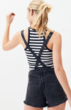 Thunder Black Overall Shorts Thunder Black Overall Shorts image number null
