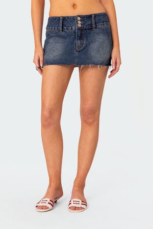 Kate Denim Micro Skort image number 2