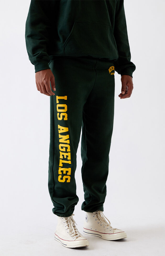 Green Logo Sweatpants