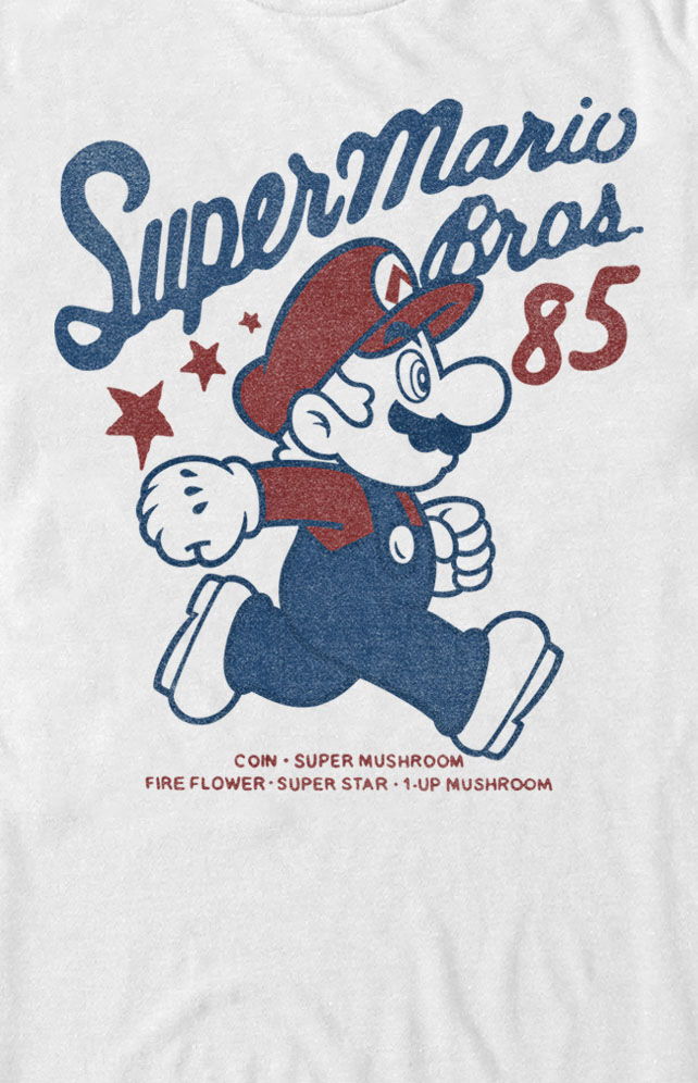 T shirt super mario bros sales