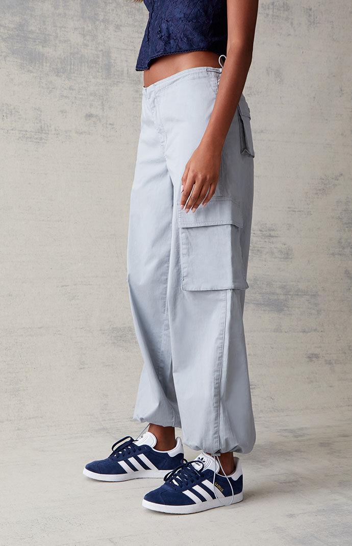 PacSun Gray Cargo Pull On Pants PacSun