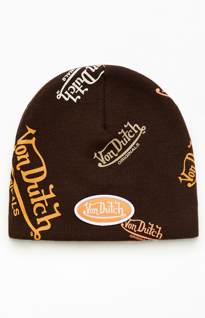 Von Dutch Tagged Logo Beanie