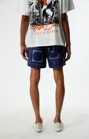 Eco Bandana Block 4.5" Swim Trunks image number 4